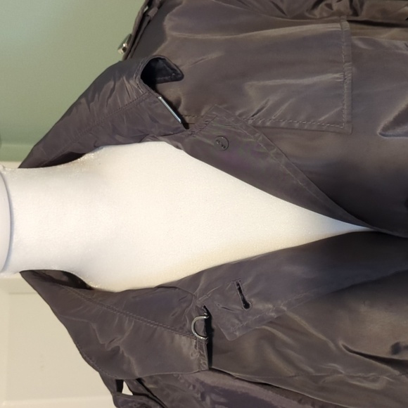 Betsey Johnson Coat Raincoat Removable Bottom Gray XL - Picture 5 of 16